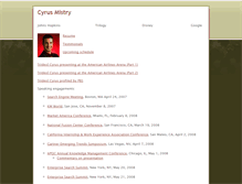 Tablet Screenshot of cyrusmistry.com